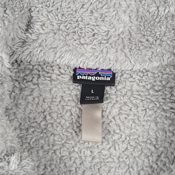 Patagonia Women's L Synchilla Fleece Pullover Gray 1/4 Zip Jacket Sweater - Picture 3 of 9